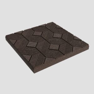 Тротуарная плитка 40х40х5см 3D ковер желтая